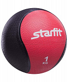 Медбол Starfit PRO GB-702, 1 кг, красный