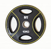 Диск для штанги олимпийский полиуретановый Original Fittools,FT-DPU-10кг.